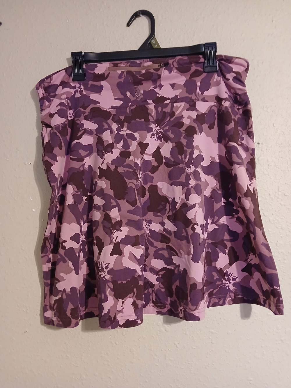 Kuhl Purple & Lavender Camouflage Skater Skirt